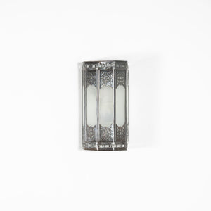 aplique marroquí de forja y cristal Bism 22