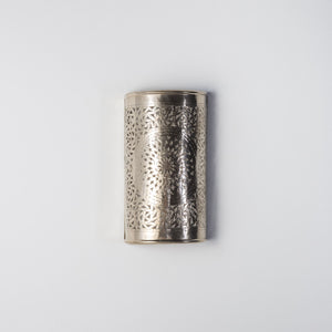 aplique marroquí latón plateado estrellas