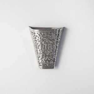 aplique marroquí plateado mariposa