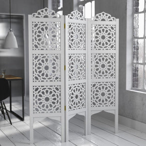 Biombo marroquí de madera Alcazaba