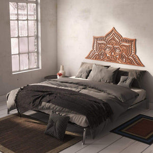 Cabecero árabe de cama 160cm - celosía de madera diseño Warda