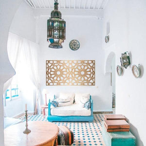 Cabecero de Cama Alhambra - Celosía de Madera - 160cm