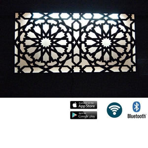 Cabecero de Cama Árabe Retroiluminado LED RGB Mando + Control Móvil