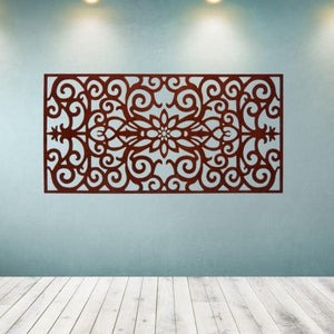 Cabecero de Cama Floral Barroco - Celosía de Madera - 160x80cm