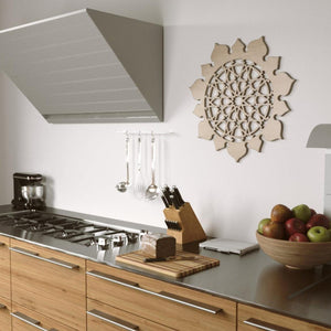 Celosía árabe de madera decorativa modelo solar