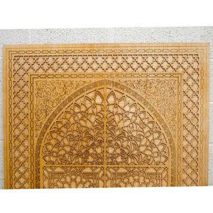 Celosía árabe de madera decorativa - Puerta de Arrayanes