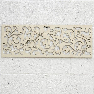 Celosía de madera - Diseño Celta - 80x30cm