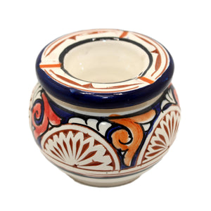 Cenicero árabe de cerámica labrada 4 colores