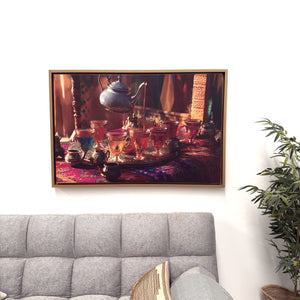 cuadro ritual té moruno salón