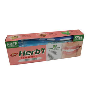 Dentífrico natural ayurveda DABUR Herb'l Sensitive