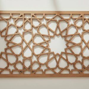 detalle madera estrella natural