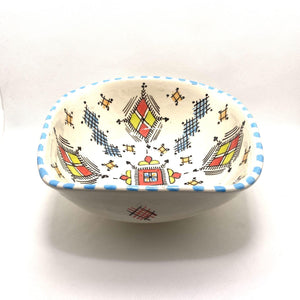 Ensaladera marroquí de cerámica de Fez 20x20cm
