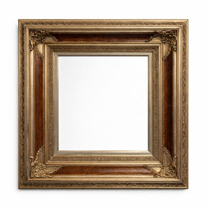 espejo rústico madera decorado