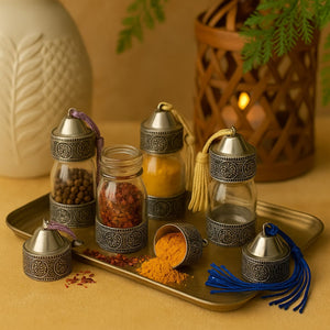 frasco especias abiertos