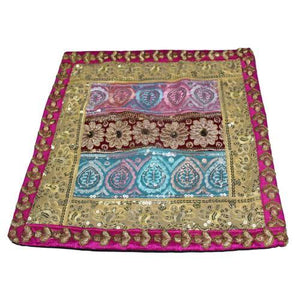 Funda de cojín de India - modelo lentejuelas