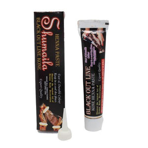 Henna tubo para tatuajes Shumaila Black Out Line