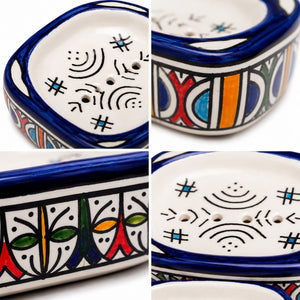 jabonera marroquí Fez multicolor detalle