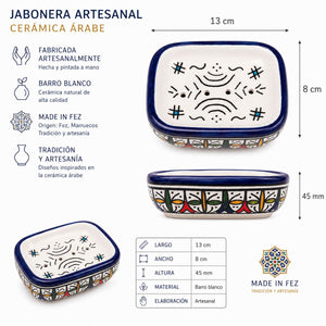 jabonera marroquí Fez técnica