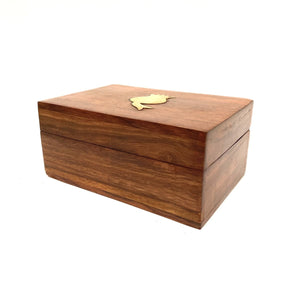 Joyero de madera tapizado souvenir Granada