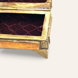 joyero marroquí rectangular hueso detalle