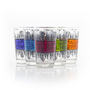 Juego de 6 vasos árabes de té
