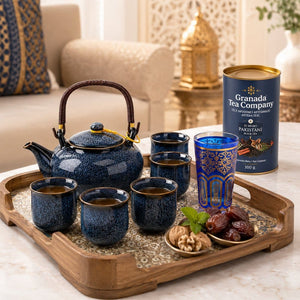 Juego de Té Japonés en Porcelana para 6 personas