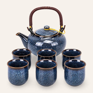 Juego de Té Japonés en Porcelana para 6 personas