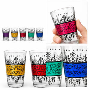 juego 6 vasos árabes de té detalle