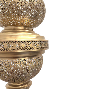 lámpara árabe cobre Goutte de Mer detalle