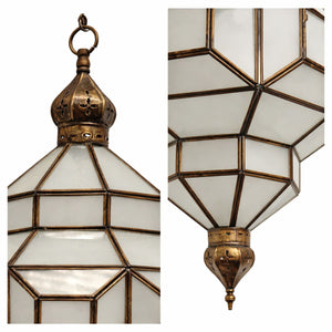 lámpara marroquí de cobre hisan 60x37