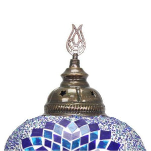 Lámpara turca de mesa con cristal de mosaico - Nº3 Asrak
