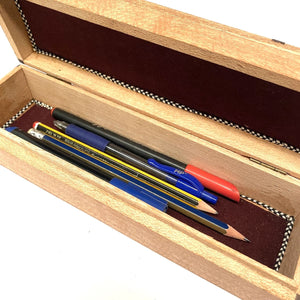 Lapicero de madera tapizado bolis