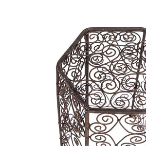 Mesa marroquí auxiliar de hierro