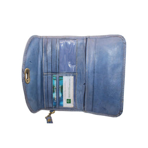 Monedero marroquí de cuero natural con asa - Varios colores