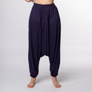 Pantalón bombacho unisex morado S