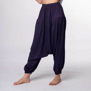 Pantalón bombacho unisex morado S