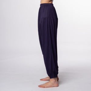 Pantalón bombacho unisex morado S