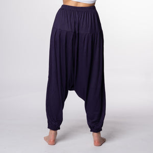 Pantalón bombacho unisex morado S