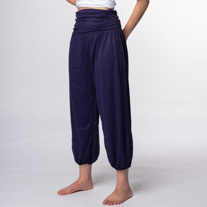 Pantalón bombacho unisex violeta modelo A