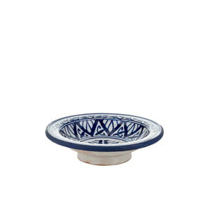 Plato marroquí de cerámica de Fes Bahaztu 18cm