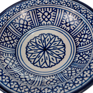 Plato marroquí de cerámica de Fes Itdakar 18cm