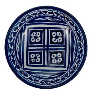 Plato marroquí de cerámica de Fes Wayad 18cm