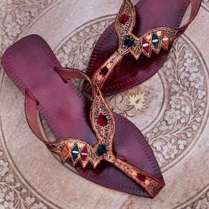 sandalia de piel mujer design