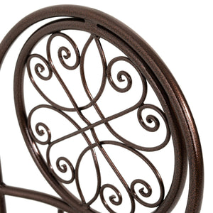 Silla árabe de forja en color cobre