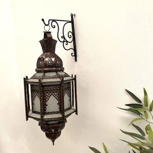 soporte de forja lámparas árabes 23