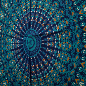 Tela India mandala azul 210x140cm