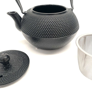 Tetera japonesa de hierro fundido detalle