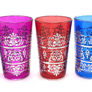 Vasos de té árabe Fidda