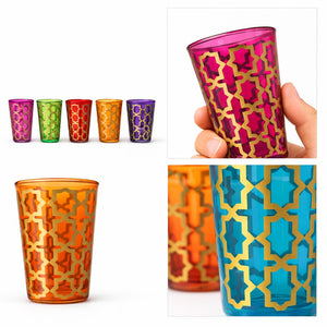 vasos de té moruno alhambra detalle