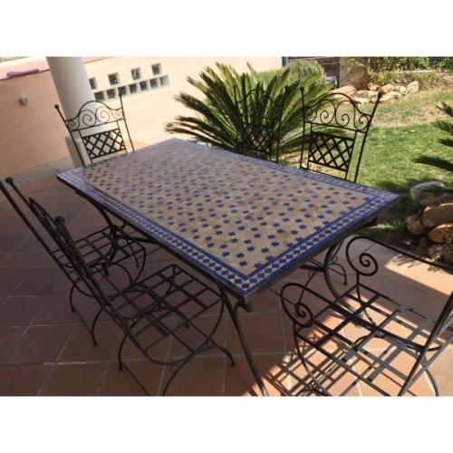 Mesas de mosaico marroquíes, mejor elección para tu jardín o terraza